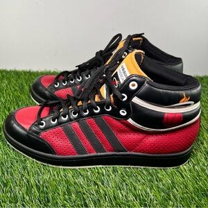 Adidas Miami Heat NBA Shoes Red Black Men’s 10.5 Rare Vintage 2008